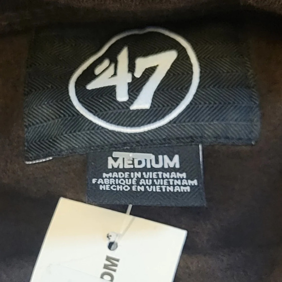 NWT Cleveland Browns '47 Brand Block Logo NFL Official Hoodie Size Medium - Picture 11 of 14